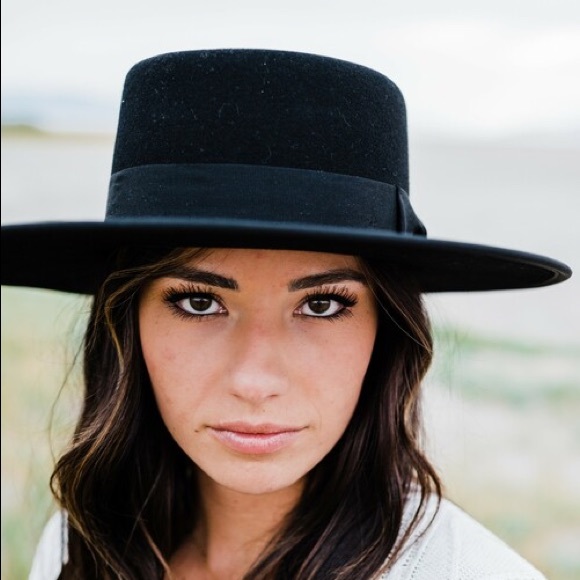 🔥LAST ONE! 🔥 Western Felted Gambler Hat With Hat Band - Picture 2 of 10